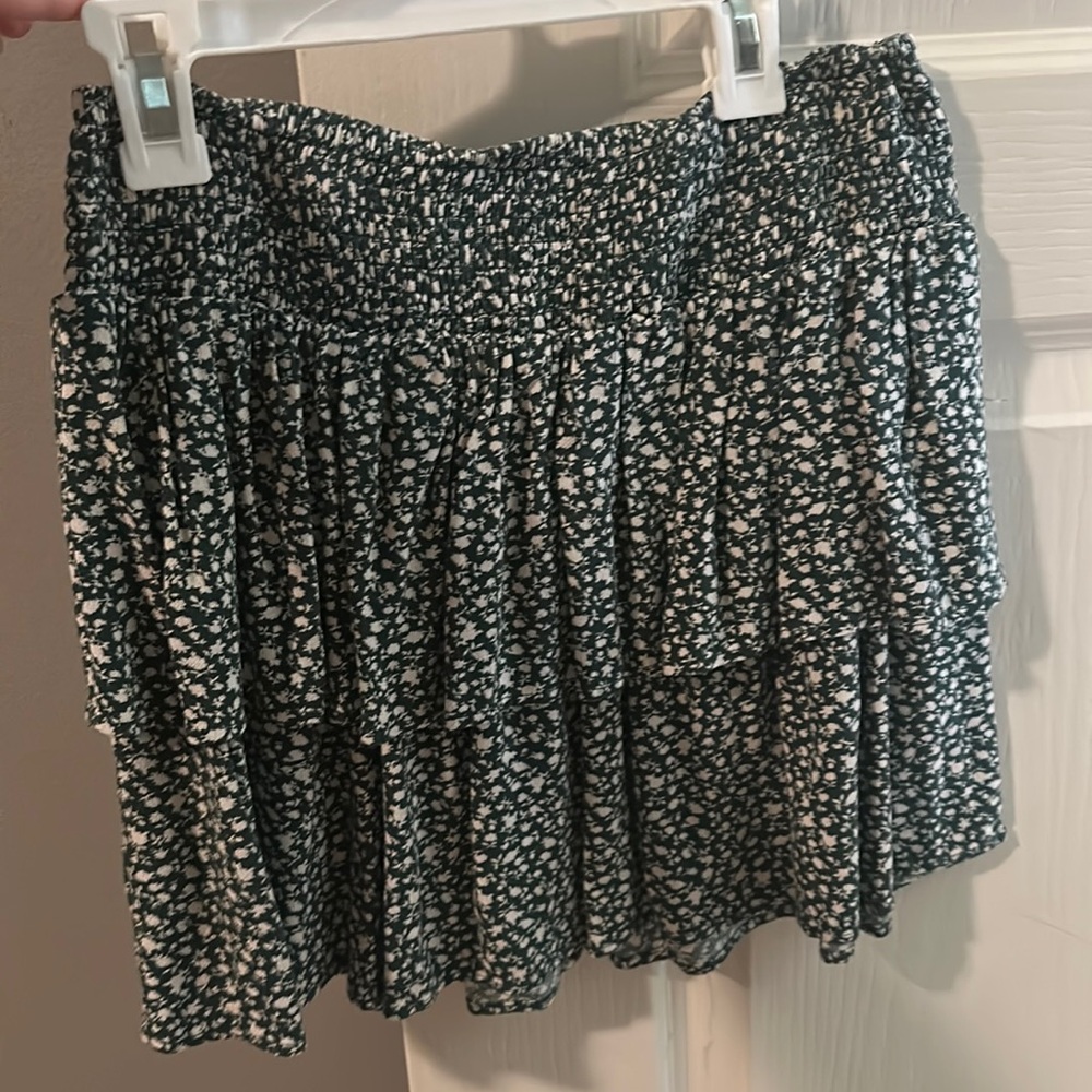 Floral Mini Skirt